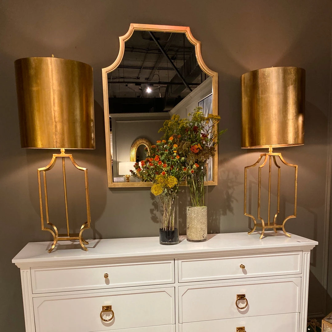 Worlds Away Lenwood Mirror Gold Leaf New Arrivals 2 Worlds Away Lenwood Mirror Gold Leaf New Arrivals