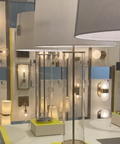 Arteriors Home New Arrivals Savannah Lamp Polished Nickel