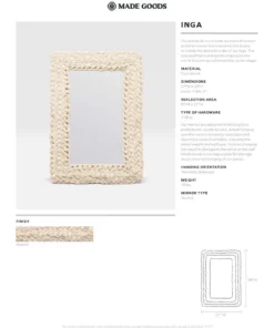 Made Goods Inga Wall Mirror