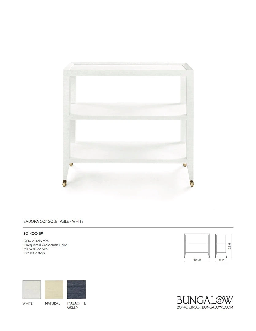 Bungalow 5 Isadora Console Table White New Arrivals 4 Bungalow 5 Isadora Console Table White New Arrivals