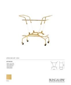 Bungalow 5 Jepson Bar Cart 21 Bungalow 5 Jepson Bar Cart