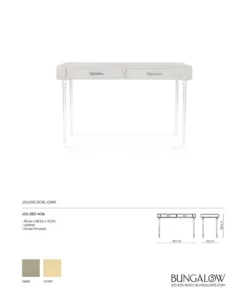 Bungalow 5 New Arrivals Jolene Desk Gray 14 Bungalow 5 New Arrivals Jolene Desk Gray