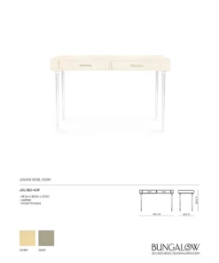 Bungalow 5 Jolene Desk Ivory New Arrivals
