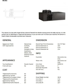 Arteriors Home Jagger Rectangular Box New Arrivals