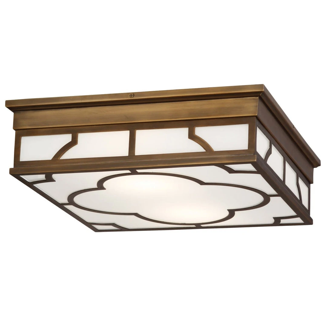 Jonathan Adler New Arrivals Addison Flush Mount Lamp Weathered Brass 1 Jonathan Adler New Arrivals Addison Flush Mount Lamp Weathered Brass