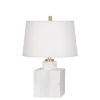 Jonathan Adler New Arrivals Short Canaan Marble Table Lamp White