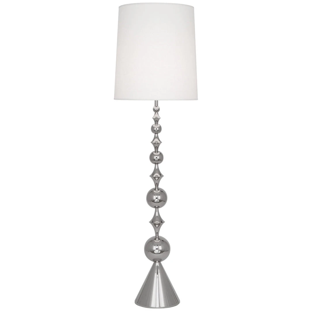 Jonathan Adler Harlequin Floor Lamp Polished Nickel 1 Jonathan Adler Harlequin Floor Lamp Polished Nickel