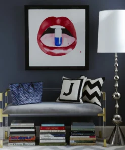 Jonathan Adler Harlequin Floor Lamp Polished Nickel