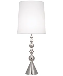 Jonathan Adler New Arrivals Harlequin Table Lamp Polished Nickel