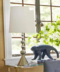 Jonathan Adler New Arrivals Harlequin Table Lamp Polished Nickel 6 Jonathan Adler New Arrivals Harlequin Table Lamp Polished Nickel