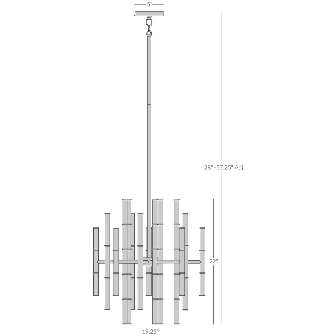 Jonathan Adler New Arrivals Meurice Chandelier Polished Nickel 2 Jonathan Adler New Arrivals Meurice Chandelier Polished Nickel