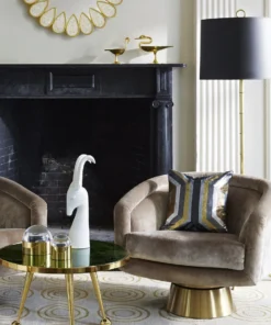 Jonathan Adler Meurice Floor Lamp Antique Brass New Arrivals