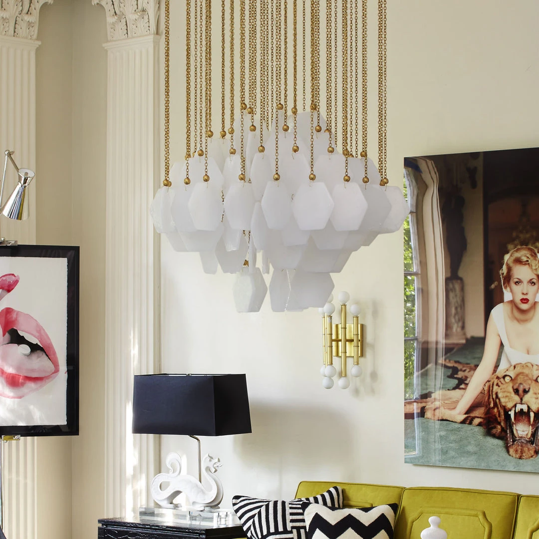 Jonathan Adler Vienna Large Chandelier Brass New Arrivals 2 Jonathan Adler Vienna Large Chandelier Brass New Arrivals