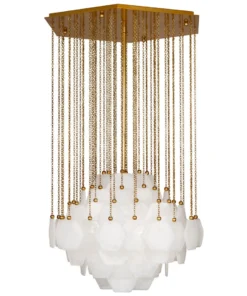 Jonathan Adler Vienna Large Chandelier Brass New Arrivals