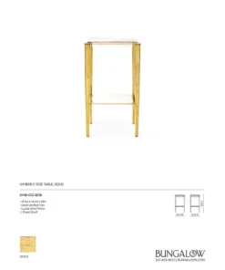 Bungalow 5 New Arrivals Kimberly Side Table 10 Bungalow 5 New Arrivals Kimberly Side Table