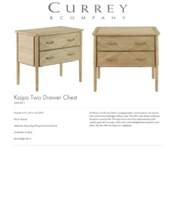 Currey And Company Kaipo Two Drawer Chest 10 Currey And Company Kaipo Two Drawer Chest