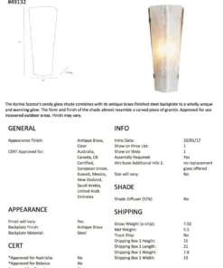 Arteriors Home Karina Sconce New Arrivals 11 Arteriors Home Karina Sconce New Arrivals