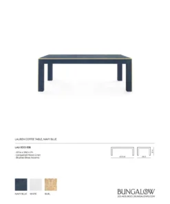Bungalow 5 Lauren Coffee Table Navy Blue New Arrivals 8 Bungalow 5 Lauren Coffee Table Navy Blue New Arrivals