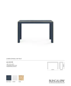 Bungalow 5 Lauren Console Navy Blue New Arrivals 11 Bungalow 5 Lauren Console Navy Blue New Arrivals