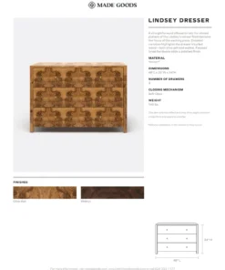 Made Goods Lindsey Dresser Walnut Veneer New Arrivals 7 Made Goods Lindsey Dresser Walnut Veneer New Arrivals