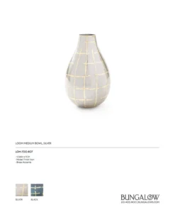 Bungalow 5 Loom Vase Silver 7 Bungalow 5 Loom Vase Silver