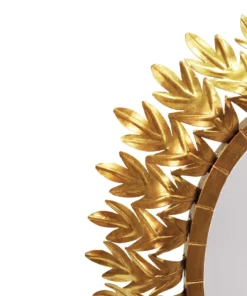 Worlds Away Lona Oval Mirror Gold Leaf New Arrivals 5 Worlds Away Lona Oval Mirror Gold Leaf New Arrivals