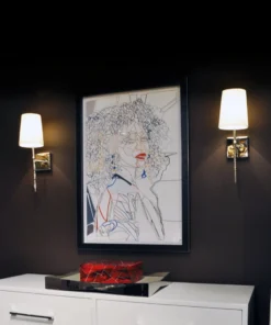 Worlds Away New Arrivals Molly Wall Sconce Nickel