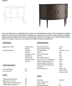 Arteriors Home New Arrivals Leilani Console