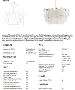 Arteriors Home Leon Chandelier New Arrivals