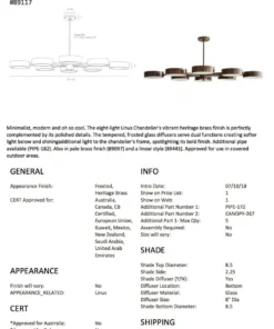 Arteriors Home New Arrivals Linus Starburst Chandelier Heritage Brass