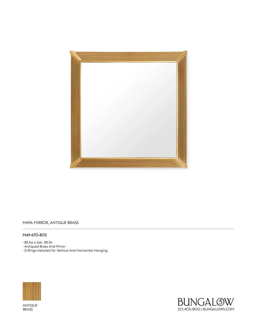 Bungalow 5 Maya Mirror New Arrivals 4 Bungalow 5 Maya Mirror New Arrivals