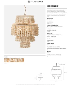 Made Goods McKenzie Chandelier New Arrivals 11 Made Goods McKenzie Chandelier New Arrivals