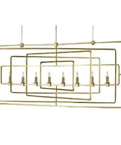 Currey And Company Metro Rectangular Chandelier New Arrivals