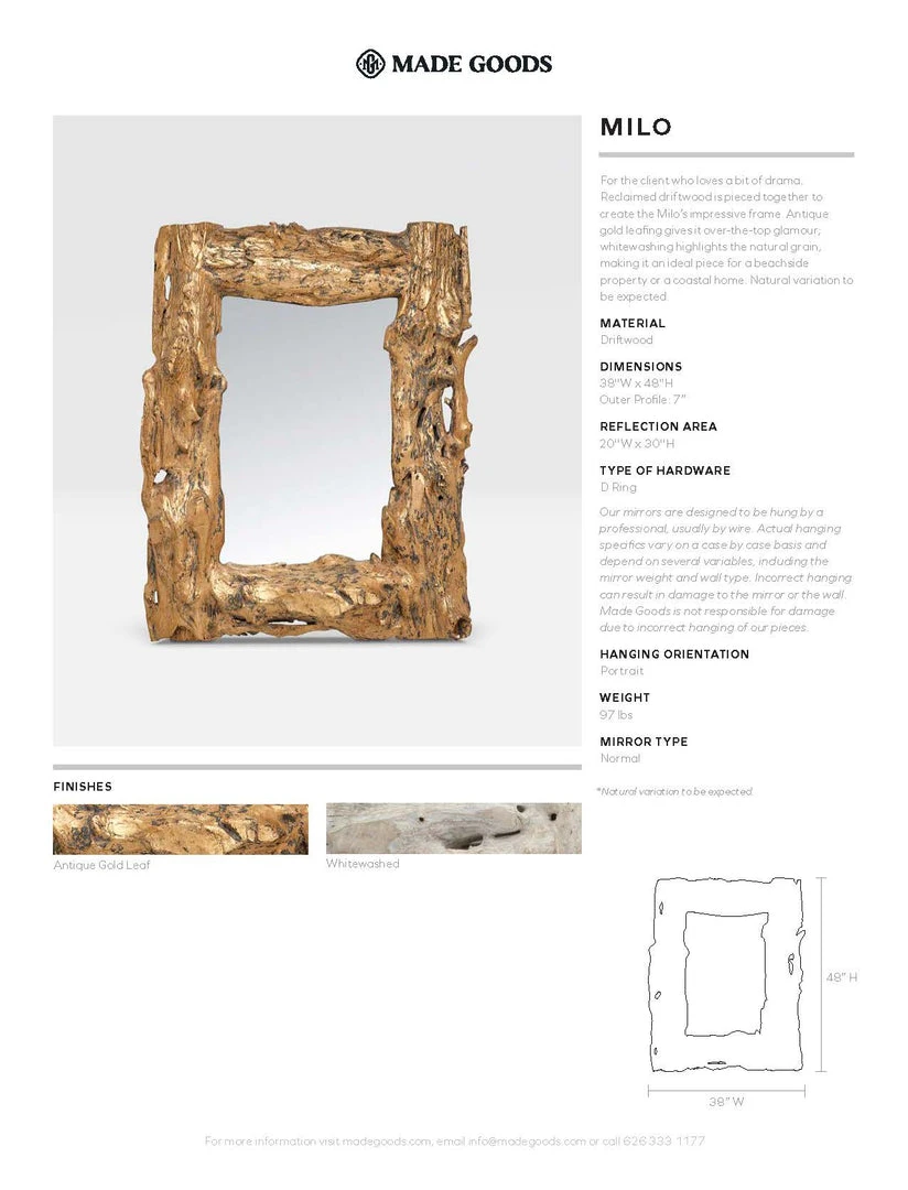 Made Goods Milo Mirror Whitewashed Driftwood 4 Made Goods Milo Mirror Whitewashed Driftwood