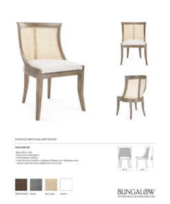 Bungalow 5 Monaco Armchair Driftwood 22 Bungalow 5 Monaco Armchair Driftwood