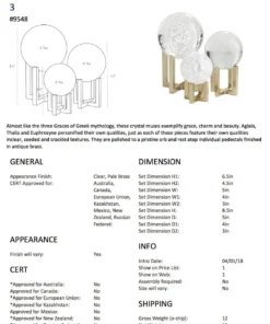 Arteriors Home MacArthur Sculptures Set Of 3 New Arrivals 11 Arteriors Home MacArthur Sculptures Set Of 3 New Arrivals