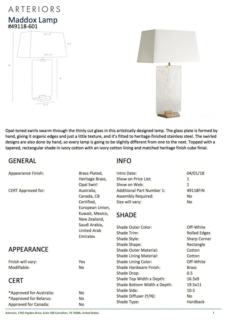 Arteriors Home Maddox Lamp New Arrivals 5 Arteriors Home Maddox Lamp New Arrivals