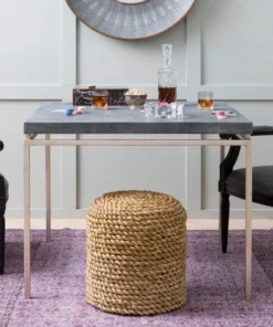 Made Goods New Arrivals Benjamin Game Table Silver