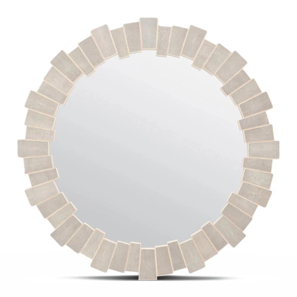 Made Goods Claude Mirror Sand Faux Shagreen 1 Made Goods Claude Mirror Sand Faux Shagreen