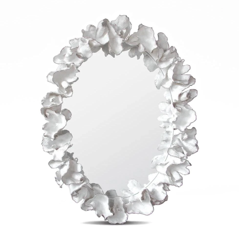 Made Goods Coco Mirror White With Silver Faux Coral New Arrivals 1 Made Goods Coco Mirror White With Silver Faux Coral New Arrivals