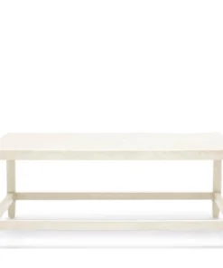 Made Goods Conrad Coffee Table Off White Faux Raffia