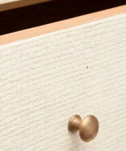 Made Goods Conrad Single Nightstand Off White Faux Raffia New Arrivals