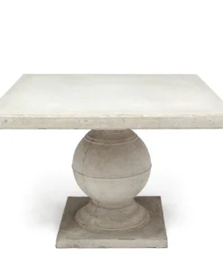 Made Goods New Arrivals Cyril Square Dining Table Light Gray Concrete