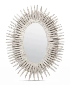 Made Goods Donatella Oval Mirror Silver New Arrivals
