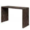 Made Goods New Arrivals Harlow 48" Console Dark Mushroom Faux Shagreen