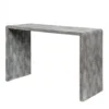 Made Goods New Arrivals Harlow 48" Console Cool Gray Faux Shagreen