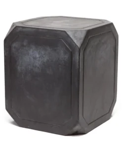 Made Goods Ivan Side Table Black Concrete