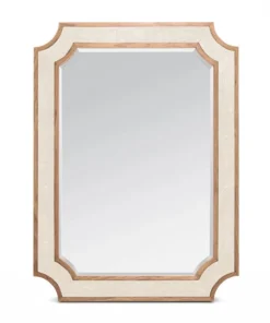Made Goods James Mirror Ivory Faux Shagreen New Arrivals