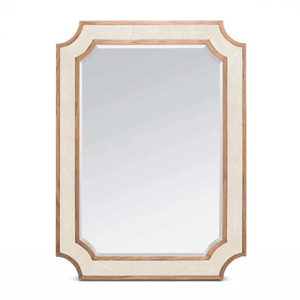 Made Goods James Mirror Ivory Faux Shagreen New Arrivals 1 Made Goods James Mirror Ivory Faux Shagreen New Arrivals
