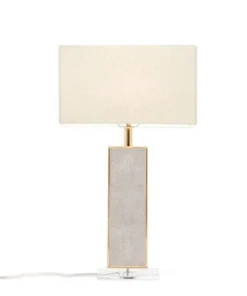 Made Goods New Arrivals Kingston Table Lamp Sand Faux Shagreen